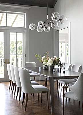 Formal Dining Room in Woodside home by interior designers at niche interiors