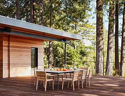 High end Sonoma vacation home designed by California interior designer Niche Interiors