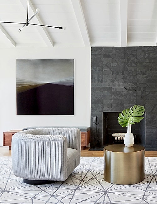 Bay Area home designed by San Francisco interior design firm Niche Interiors featured in Elle Decor