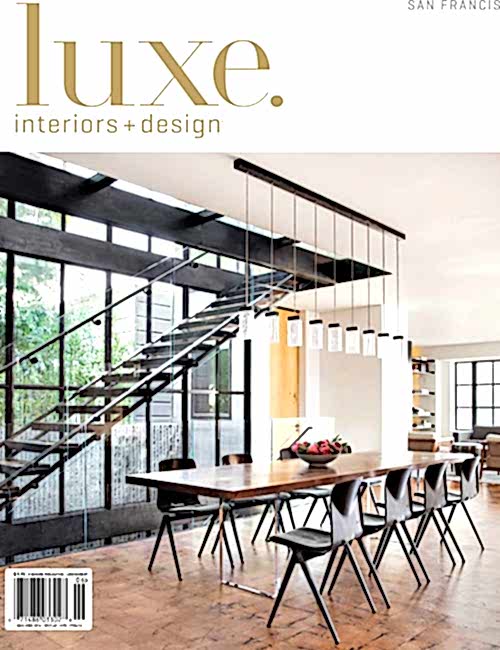 Luxury modern home in San Francisco by California interior designer featured in Luxe Magazine