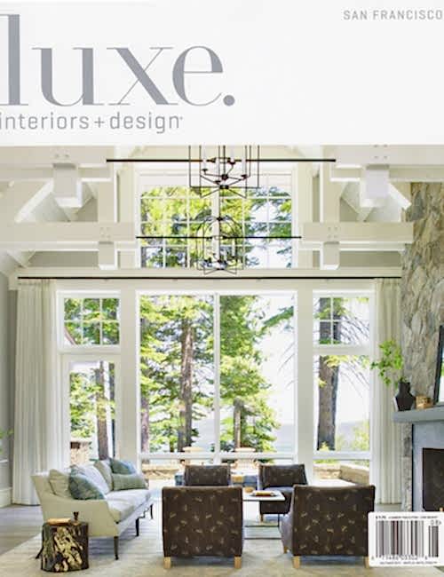 Luxe Magazine feature of Niche Interiors, a San Francisco interior designer