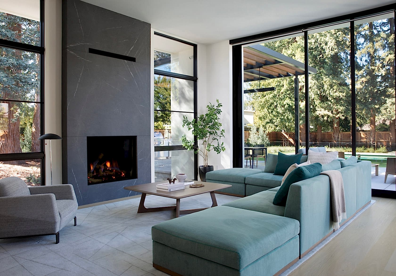Modern Menlo Park home by interior designer San Francisco, Niche Interiors