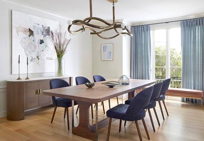 contemporary San Francisco dining room design by niche interiors