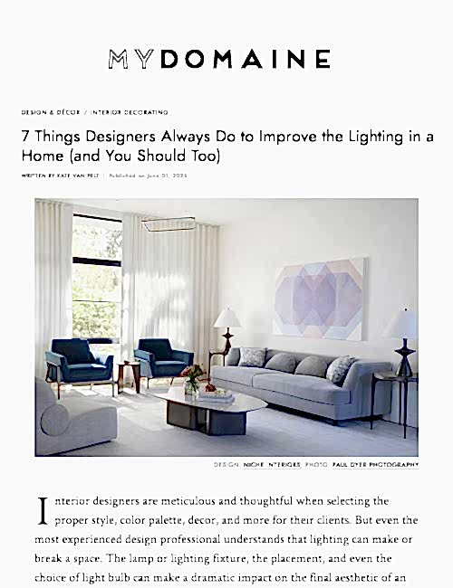 San Francisco interior designer press