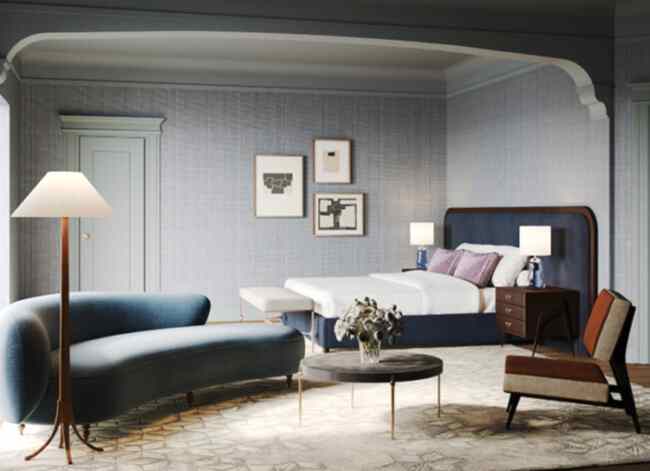 high-end San Francisco home rendering