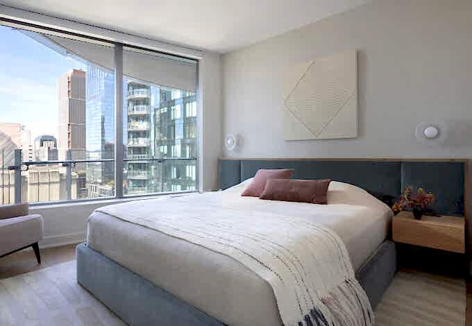 warm neutral contemporary interior design in San Francisco home by niche interiors