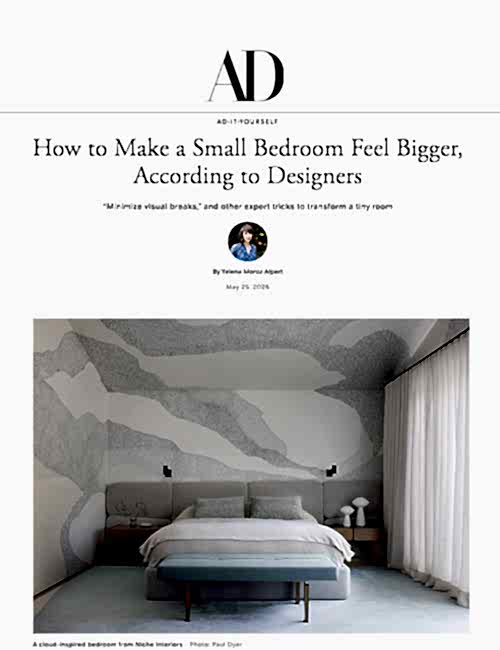 San Francisco interior design firm Niche Interiors featured in Architectural Digest 2026